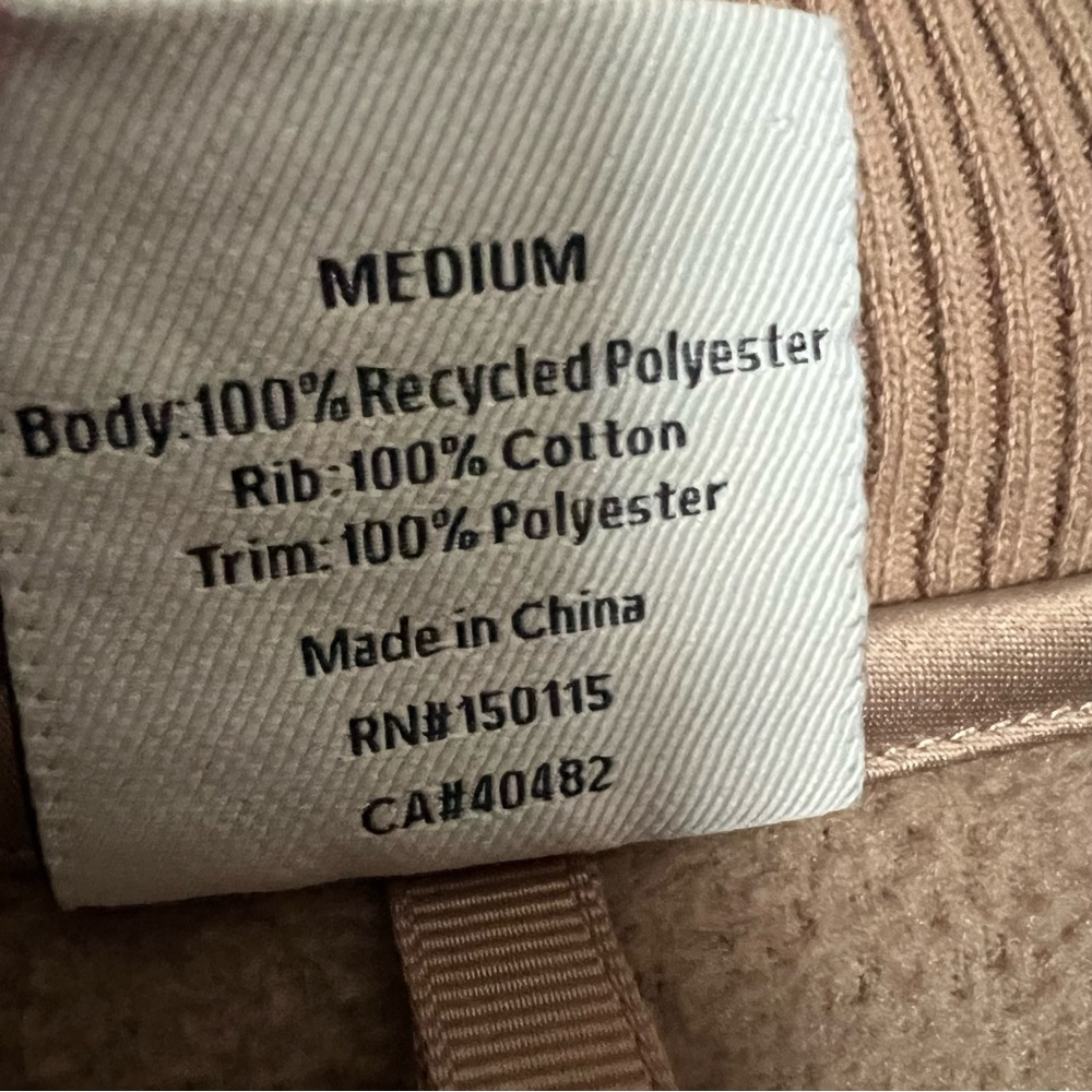 Varley Roselle Half Zip Teddy Fleece Pullover Sweatshirt Tan Size Medium - Picture 7 of 13